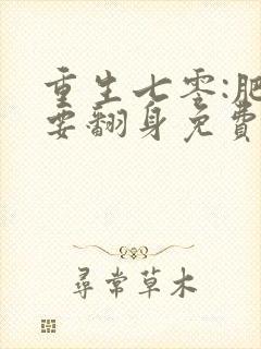 重生七零:肥妻要翻身免费阅读全文