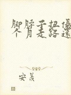 脚脖子扭伤好几个月走路还疼怎么办