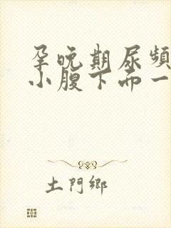 孕晚期尿频感觉小腹下面一直有尿意怎么回事