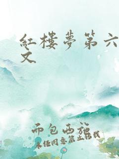红楼梦第六回原文
