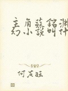 主角苏铭渊的玄幻小说叫什么
