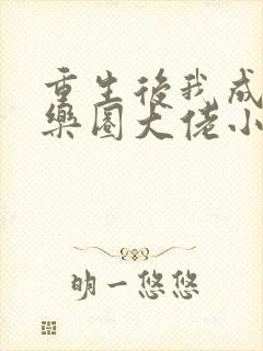 重生后我成了娱乐圈大佬小说免费阅读