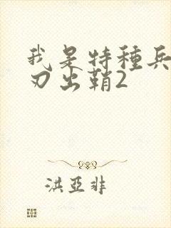 我是特种兵之利刃出鞘2
