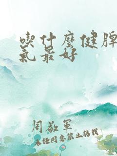 吃什么健脾去湿气最好