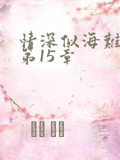 情深似海难回首第15章