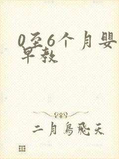0至6个月婴儿早教