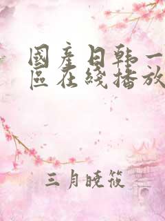 国产日韩一区二区在线播放