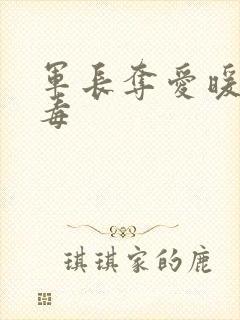 军长夺爱暖妻有毒