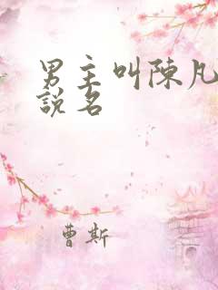 男主叫陈凡的小说名
