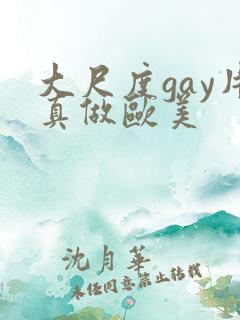 大尺度gay片真做欧美