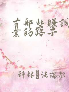 有哪些赚钱的副业的路子