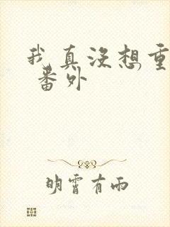 我真没想重生啊 番外