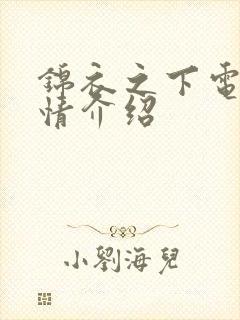 锦衣之下电视剧情介绍