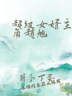 超级女婿主演主角赵旭