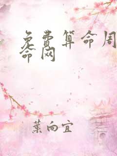 免费算命周易算命网