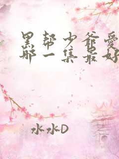 黑帮少爷爱上我哪一集最好看