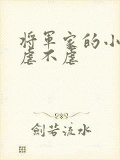 将军家的小娘子虐不虐
