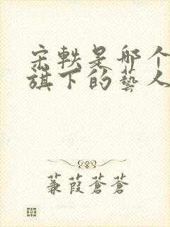 宋轶是哪个公司旗下的艺人