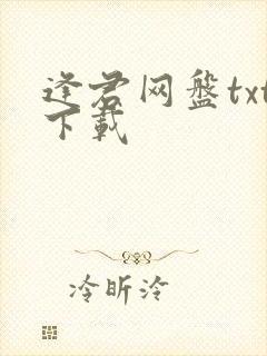 逢君网盘txt下载 逢君网盘txt下载