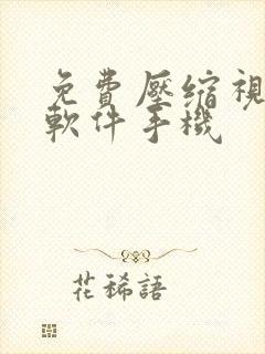 免费压缩视频的软件手机