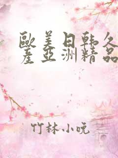 欧美日韩久久国产亚洲精品