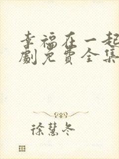幸福在一起电视剧免费全集