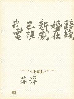我已新婚辞旧情电视剧在线看完整版