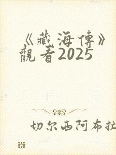 《藏海传》免费观看2025