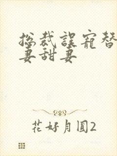总裁误宠替身甜妻甜妻