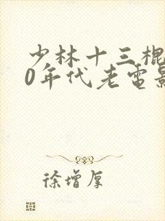 少林十三棍僧80年代老电影