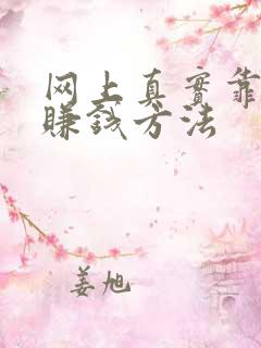 网上真实靠谱的赚钱方法