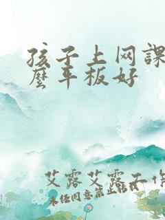 孩子上网课用什么平板好