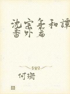 沈宗年和谭又明番外篇