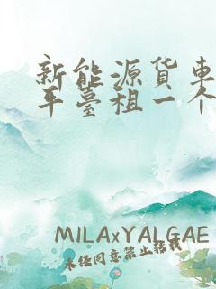 新能源货车租车平台租一个月要多少钱