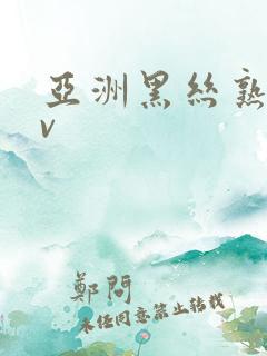 亚洲黑丝熟妇av
