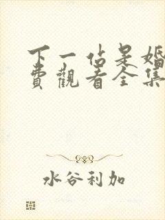 下一站是婚姻免费观看全集