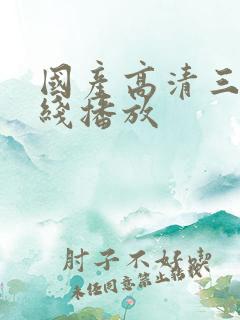 国产高清三级在线播放