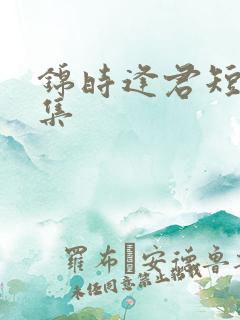 锦时逢君短剧全集