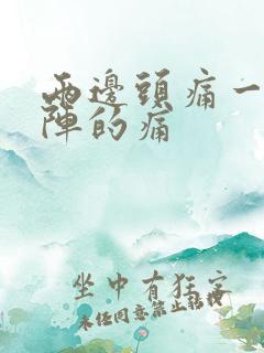 两边头痛一阵一阵的痛
