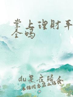 掌上理财平台安全吗 掌上理财平台安全吗