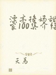 漂亮后妈甜翻全家100集介绍