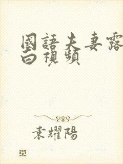 国语夫妻露脸对白视频