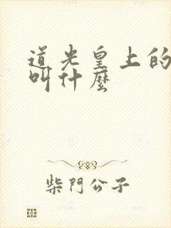 道光皇上的名字叫什么