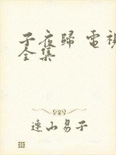 子夜归 电视剧全集
