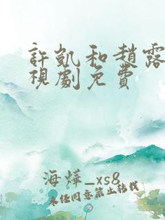 许凯和赵露思电视剧免费