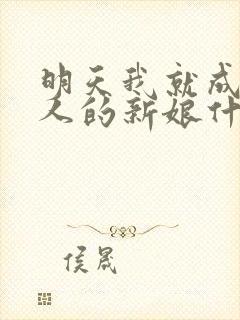 明天我就成为别人的新娘什么歌