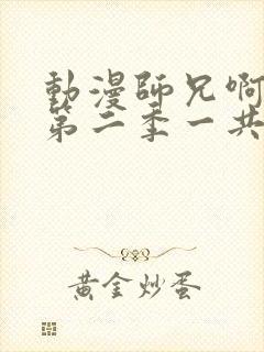 动漫师兄啊师兄第二季一共多少集