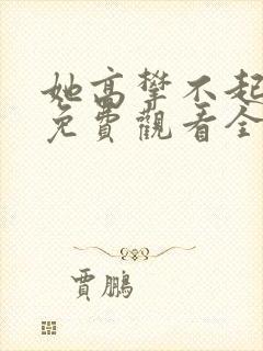 她高攀不起短剧免费观看全集