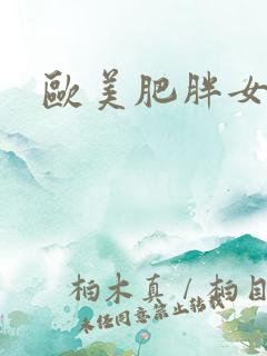 欧美肥胖女性交