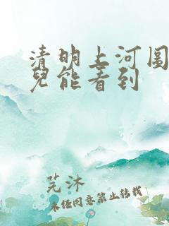 清明上河图在哪儿能看到